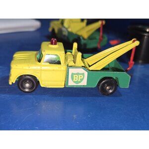 Vintage Matchbox Lesney No. 13 Dodge Wreck Truck BP Tow Truck BP Oil 60's 70's